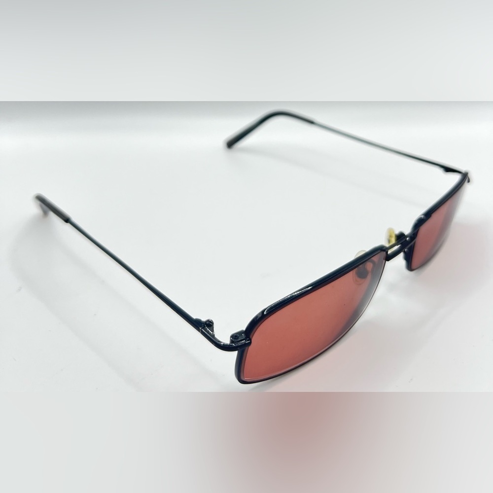 Vintage Converse Activate Black Rectangular Sunglasses Frames Only - Picture 1 of 8